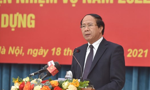 Phó Thủ tướng Chính phủ Lê Văn Thành phát biểu tại hội nghị. Ảnh Đức Tuân