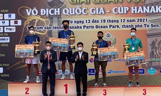 Hải Đăng Tây Ninh áp đảo ở nội dung đơn nam giải Quần vợt quốc gia 2021.