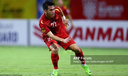 Tiến Linh đã giải tỏa cơn khát bàn thắng tại AFF Cup 2020. Ảnh: AFP