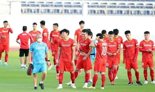 Tuyển Việt Nam bước vào hành trình tham dự AFF Cup 2020. Ảnh: VFF