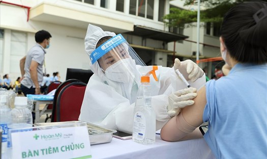 Bệnh viện tư nhân tham gia phòng chống dịch COVID-19. Ảnh: Nguyễn Ly