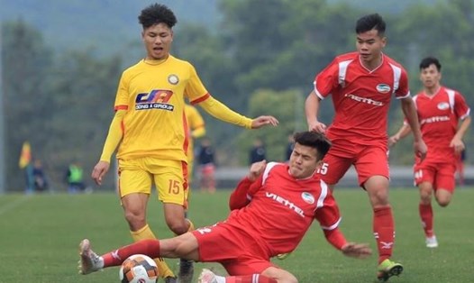 Trận đấu giữa U21 Thanh Hoá và U21 Đồng Nai tạm hoãn. Ảnh: PVF