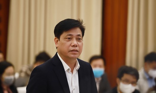 Thứ trưởng Bộ Giao thông vận tải Nguyễn Ngọc Đông. Ảnh T.Vương