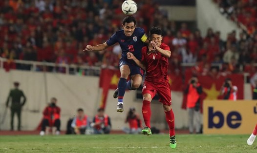Tuyển Việt Nam thắng 1 hòa 2 trước tuyển Thái Lan ở 3 lần gặp nhau gần đây nhất. Ảnh: Sơn Tùng