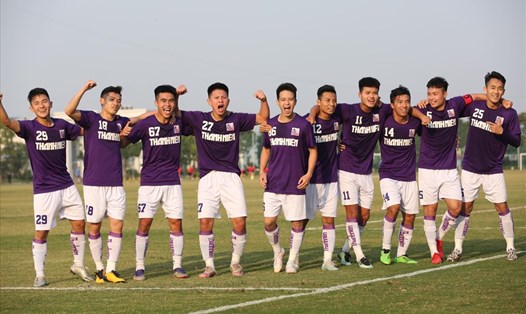 U21 Hà Nội đã có 2 trận thắng tại giải U21 quốc gia 2021. Ảnh: K.H