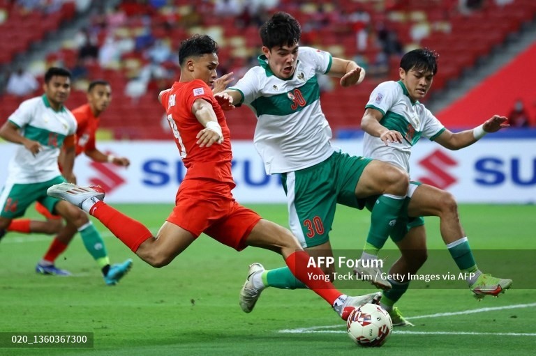 Tuyển Singapore 1-1 tuyển Indonesia: Trận đấu khá hay, kết quả hợp lý