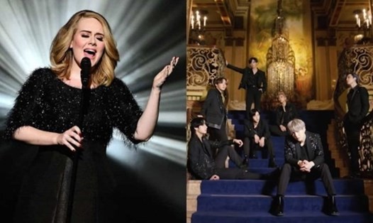 Adele  vượt qua album có sự góp giọng của SUGA - BTS. Ảnh: Xinhua.