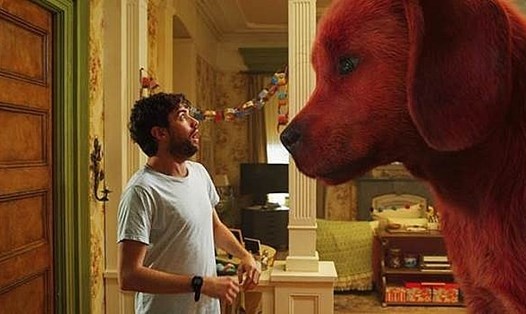 Bom tấn "Clifford chú chó đỏ khổng lồ" ra mắt dịp cuối năm. Ảnh: CGV.