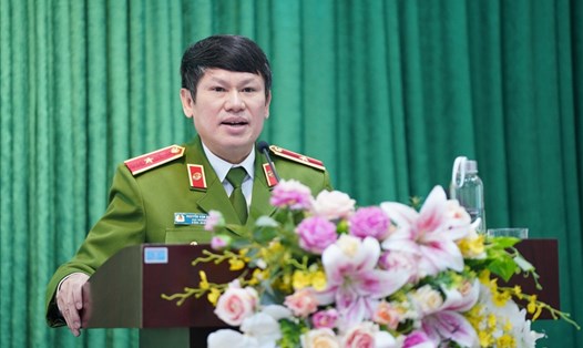 Cục trưởng Nguyễn Văn Viện cung cấp những điểm mới trong Luật Phòng, chống ma tuý năm 2021. Ảnh; V.D