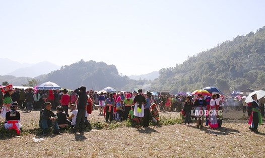Ngày hội Văn hóa dân tộc Mông lần thứ 3 tại tỉnh Lai Châu diễn ra từ ngày 24-26.12. Ảnh: Văn Thành Chương.