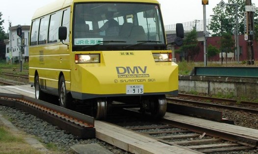 Chiếc xe đặc biệt sắp được đưa vào sử dụng tại Nhật Bản. Ảnh: Công ty đường sắt bờ biển Asa