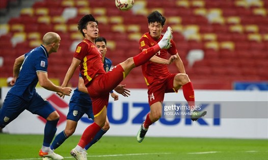 Tuyển Việt Nam không có nhiều hy vọng để ngược dòng trước tuyển Thái Lan sau khi thua 0-2 ở bán kết lượt đi. Ảnh: AFF