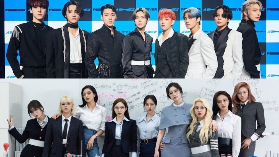EP của ATEEZ vượt album của TWICE, BlackPink, BTS trên bảng xếp hạng World Albums của Billboard. Ảnh: Xinhua, Poster EP của ATEEZ vượt album của TWICE, BlackPink, BTS trên bảng xếp hạng World Albums của Billboard. Ảnh: Xinhua, Poster