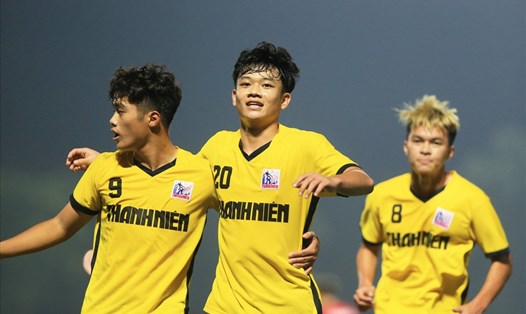 U21 Học viện Nutifood thắng U21 PVF Hưng Yên để lần đầu vào chung kết giải U21 quốc gia. Ảnh: Hoài Thu