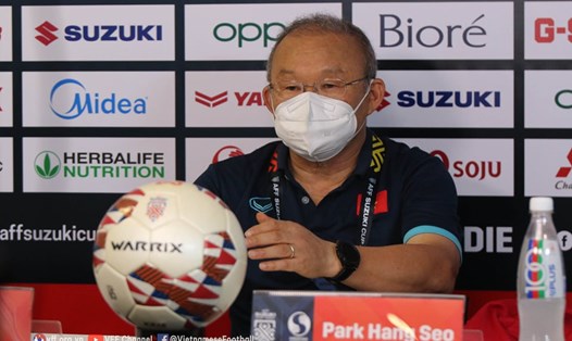 Huấn luyện viên Park Hang-seo khẳng định tuyển Việt Nam đã cố gắng hết sức. Ảnh: VFF
