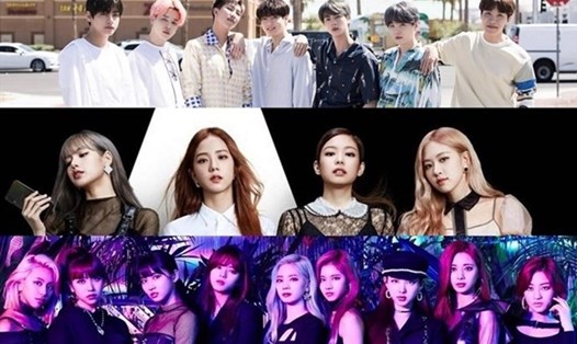 BTS, Blackpink, TWICE góp mặt trong bảng xếp hạng doanh số album 2021. Ảnh: Xinhua.