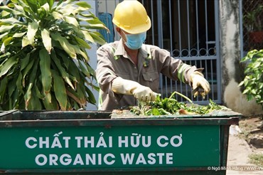 WWF-Việt Nam tăng cường hợp tác cùng Long An trong kế hoạch thực hiện phân loại rác tại nguồn, tái chế và xử lý chất thải rắn sinh hoạt. Ảnh: WWF