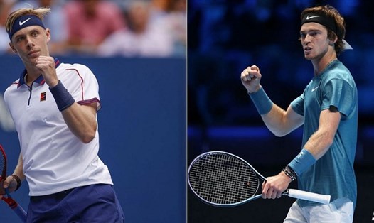 Denis Shapovalov và Andrey Rublev là 2 tay vợt mới nhất mắc COVID-19, với khả năng vắng mặt tại Australian Open 2022. Ảnh: SK