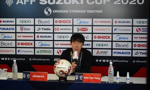 Huấn luyện viên Shin Tae-yong. Ảnh: AFF