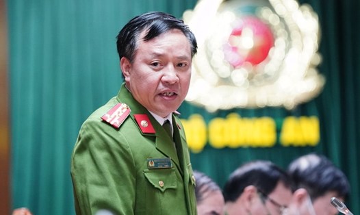 Đại tá Nguyễn Ngọc Quang nói về vụ án hơn 200 triệu lít xăng giả. Ảnh: V.D