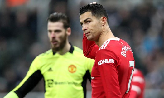Ronaldo mới có 1 bàn ở 4 trận gần nhất tại Premier League. Ảnh: AFP