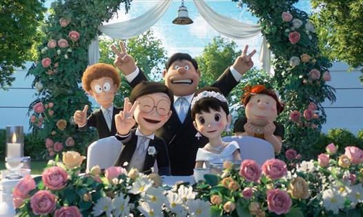 Hình ảnh trong đám cưới của Doraemon: Stand By Me 2. Ảnh: CGV.