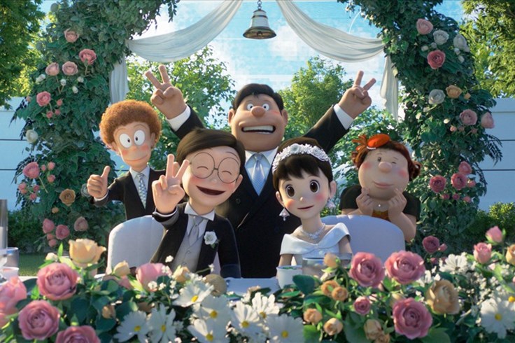 Lễ cưới thế kỷ của Nobita và Shizuka ở "Doraemon: Stand By Me 2"