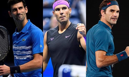 Novak Djokovic, Rafael Nadal, Roger Federer tạo nên Big Three độc nhất trong lịch sử quần vợt thế giới và sẽ không thể có một Big Three khác để so sánh? Ảnh: ATP