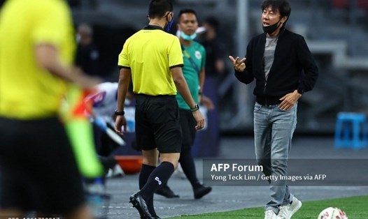 Huấn luyện viên Shin Tae-yong thừa nhận Indonesia thua xứng đáng trước Thái Lan. Ảnh: AFP