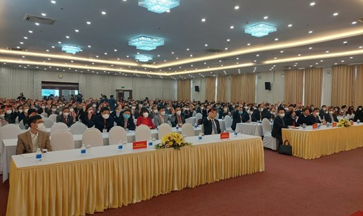 Các đại biểu dự phiên trù bị Đại hội đại biểu toàn quốc Hội Nhà báo Việt Nam nhiệm kỳ 2020-2025. Ảnh T.Vương