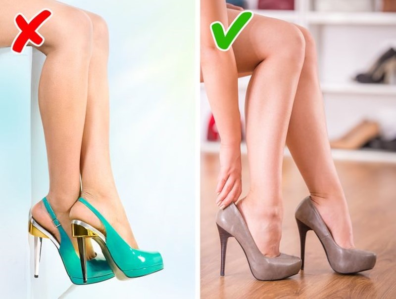 Làm thế nào để chăm sóc chân sau khi mang giày cao gót?
