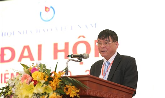 Ông Phan Hữu Minh - Trưởng ban Kiểm tra Hội Nhà báo Việt Nam. Ảnh T.Vương