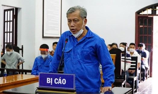 "Trùm" xăng giả Trịnh Sướng bị  Tòa án nhân dân tỉnh Đắk Nông tuyên phạt mức án 12 năm tù. Ảnh: Bảo Lâm