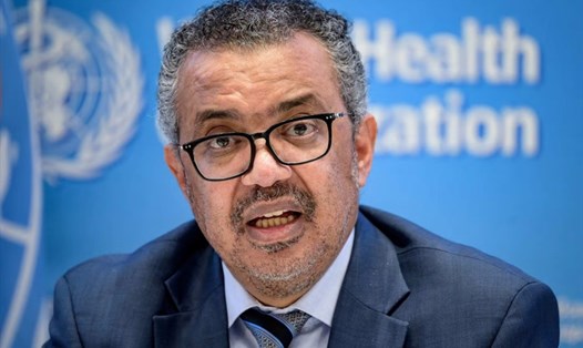 Tổng giám đốc Tổ chức Y tế Thế giới (WHO) Tedros Adhanom Ghebreyesus. Ảnh: AFP