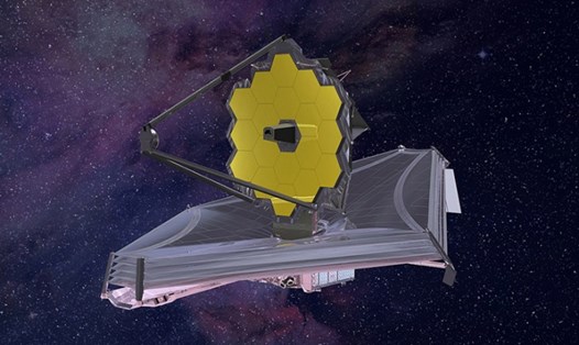 Ảnh minh họa kính viễn vọng không gian James Webb khi đi vào hoạt động. Ảnh: NASA