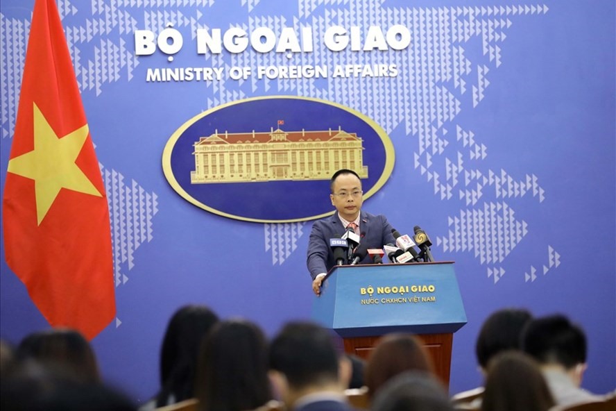 Phó Phát ngôn Bộ Ngoại giao Việt Nam Đoàn Khắc Việt. Ảnh: Cúc Phương