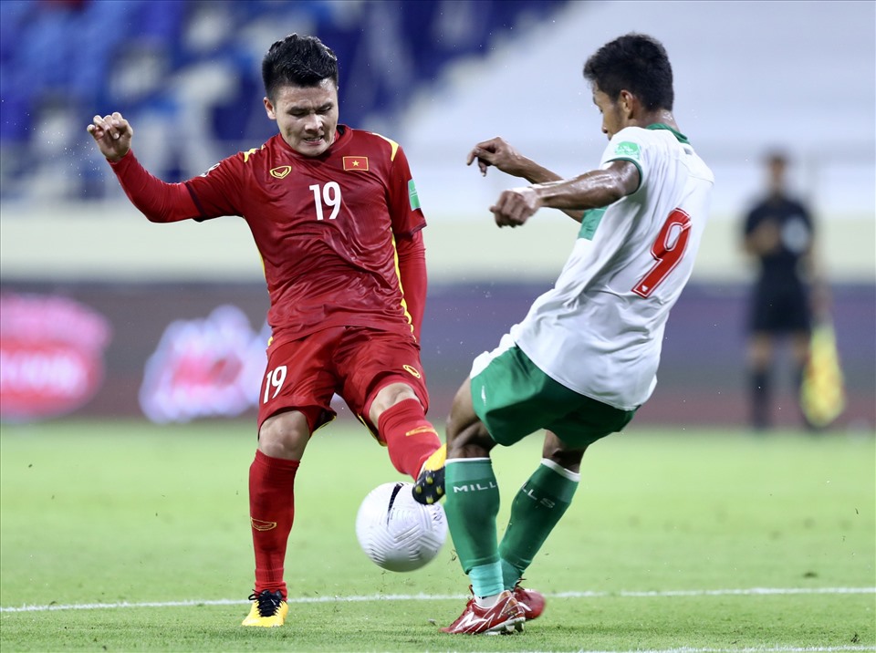 Tuyển Indonesia từng thua đậm tuyển Việt Nam 0-4 tại vòng loại World Cup 2022. Ảnh: Mỹ Trang