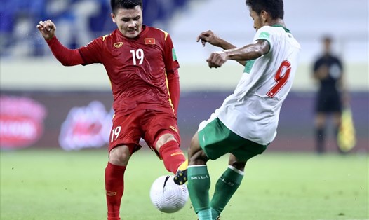 Tuyển Indonesia từng thua đậm tuyển Việt Nam 0-4 tại vòng loại World Cup 2022. Ảnh: Mỹ Trang