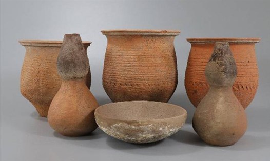 Di vật được khai quật từ di chỉ khảo cổ Gedachuan ở Trương Gia Xuyên, tỉnh Cam Túc Ảnh: Ảnh: Cục Di sản Văn hóa Quốc gia Trung Quốc