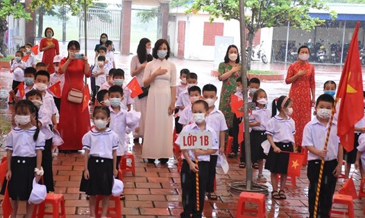 Học sinh 3 cấp huyện Thuỷ Nguyên tạm dừng đến trường do ảnh hưởng dịch COVID-19. Ảnh: NH