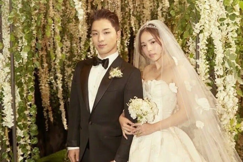 Taeyang (Big Bang) và Min Hyo Rin có con sau 3 năm cưới. Ảnh: AFP. Taeyang (Big Bang) và Min Hyo Rin có con sau 3 năm cưới. Ảnh: AFP.