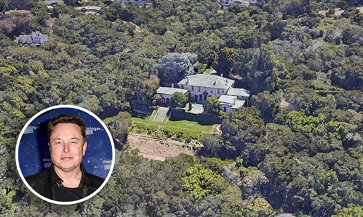 Elon Musk bán nốt dinh thự cuối cùng ở Hillsborough, California, Mỹ. Ảnh: Google Maps/AFP