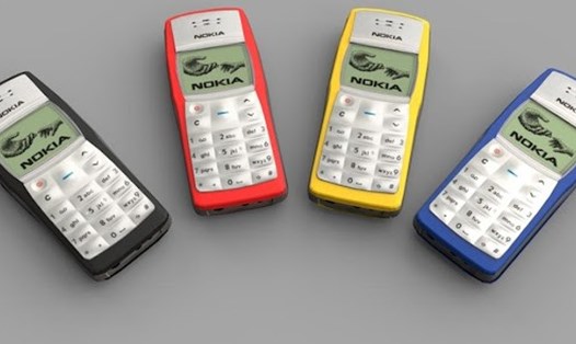 Đứng đầu trong danh sách điện thoại di động bán chạy nhất lịch sử là Nokia 1100. Ảnh: Nokia