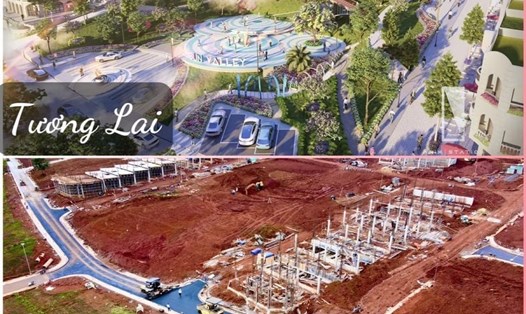 Vẽ dự án biệt thự nghỉ dưỡng Sun Valley rồi phân lô bán nền. Ảnh: CC