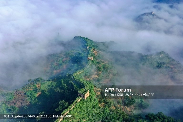 Một góc Vạn Lý Trường Thành. Ảnh: AFP