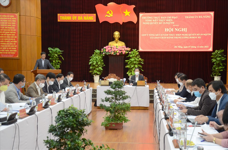 Trưởng Ban Kinh tế Trung ương Trần Tuấn Anh có cuộc làm việc với lãnh đạo Đà Nẵng sáng nay - 7.12. Ảnh: T.H