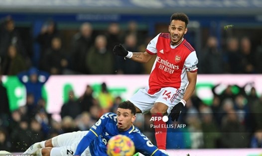 Vai trò của Aubameyang ngày càng mờ nhạt tại Arsenal. Ảnh: AFP