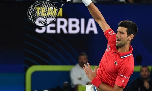 Novak Djokovic tiếp tục dẫn đầu đội tuyển Serbia thi đấu tại ATP Cup 2022. Ảnh: Davis Cup