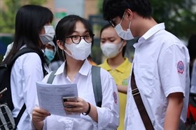 Nhiều trường đại học giảm chỉ tiêu xét tuyển điểm thi tốt nghiệp năm 2022. Ảnh: Hải Nguyễn.