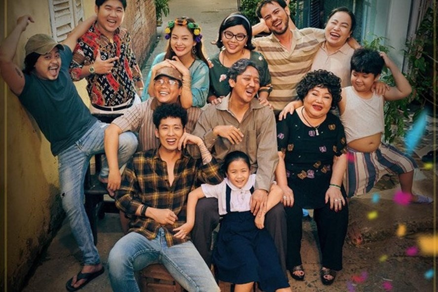 Các nhân vật trong phim "Bố già". Ảnh: NSX.